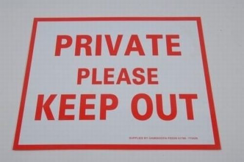 Sign's 12"x10"