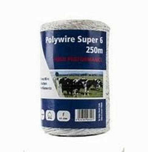 Fenceman 6 Strand Poly Electric Fence Wire 250m & 500m